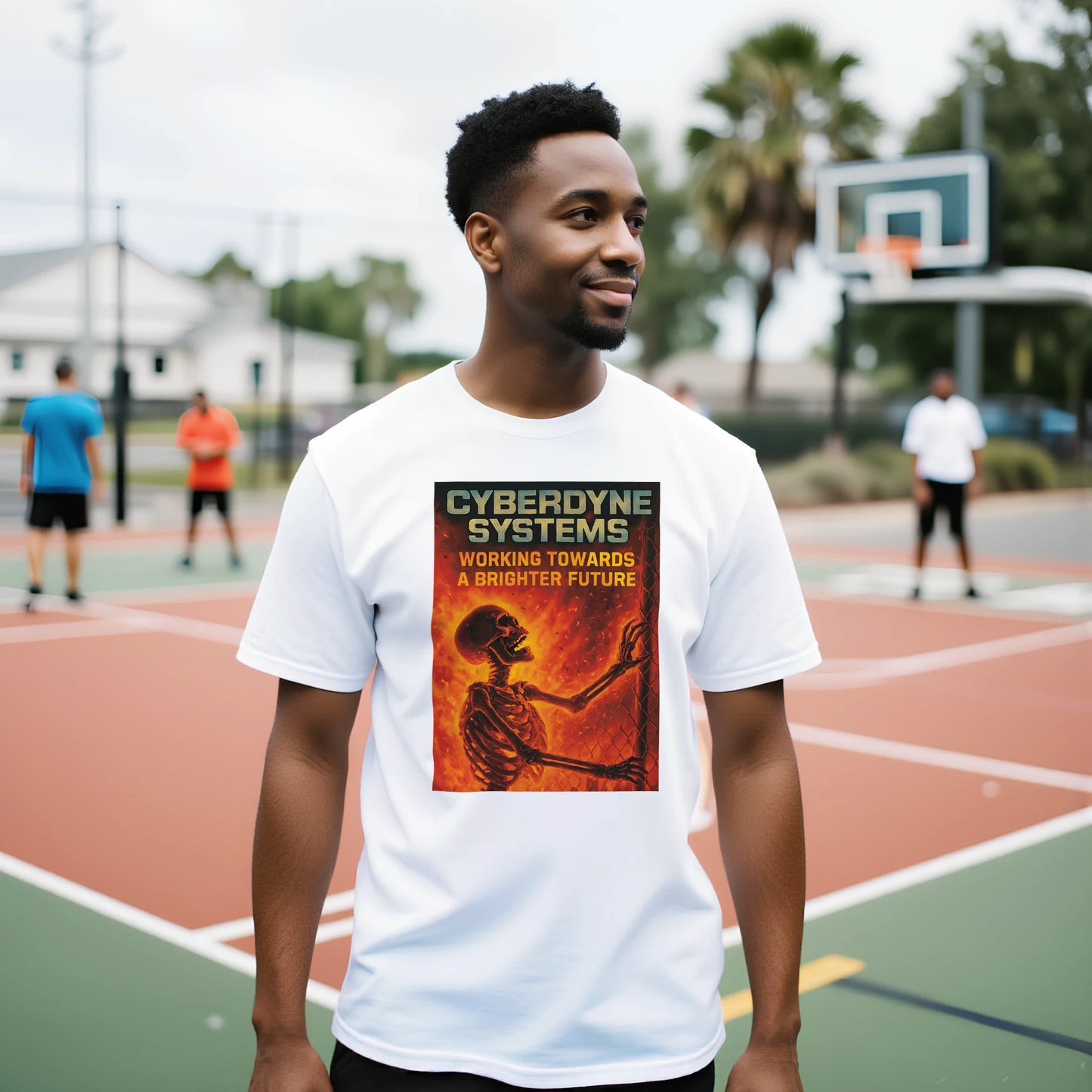 Cyberdyne “Brighter Future” Tee – Premium Cotton Graphic Shirt