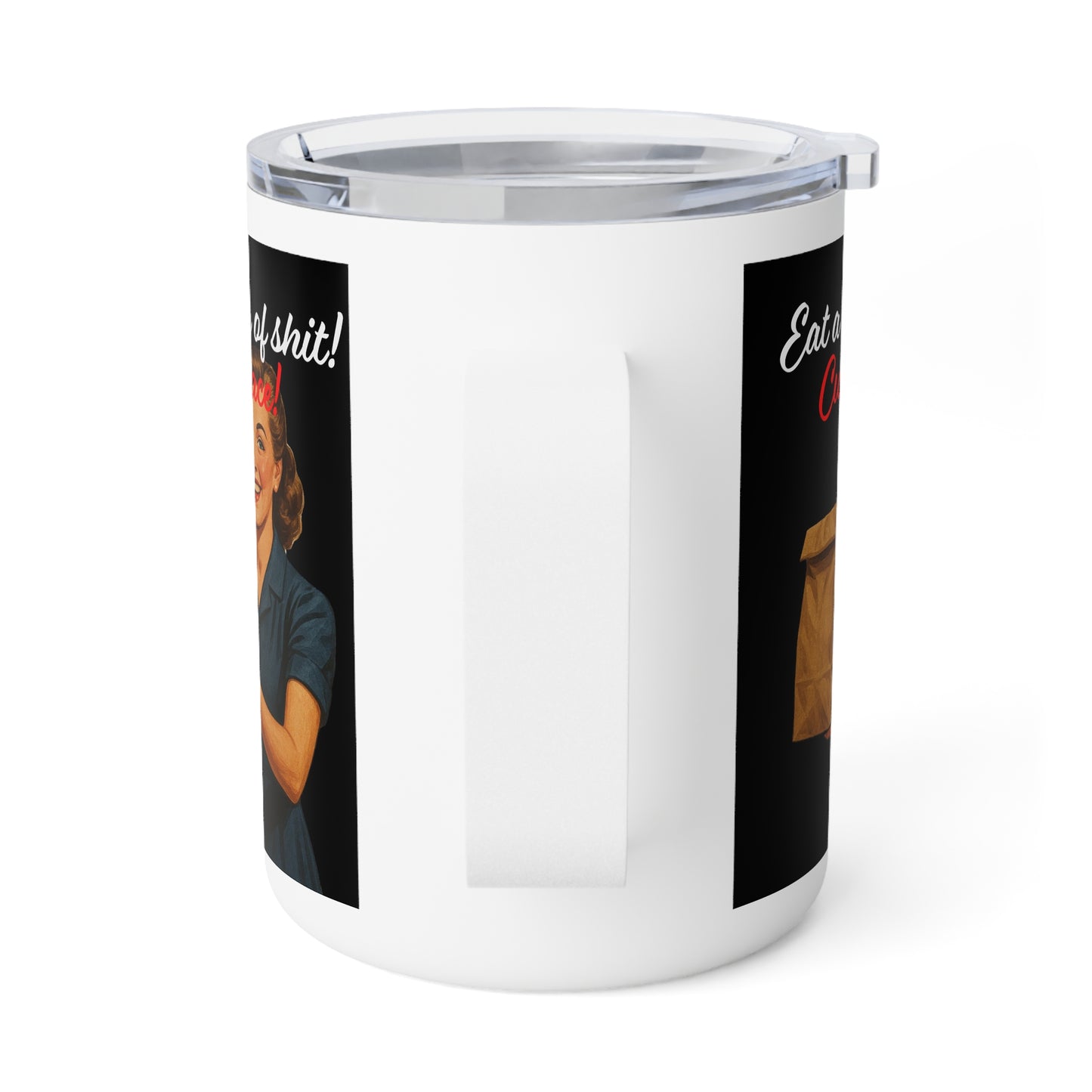 Eat a Bag – Insulated Chic Mug with Lid