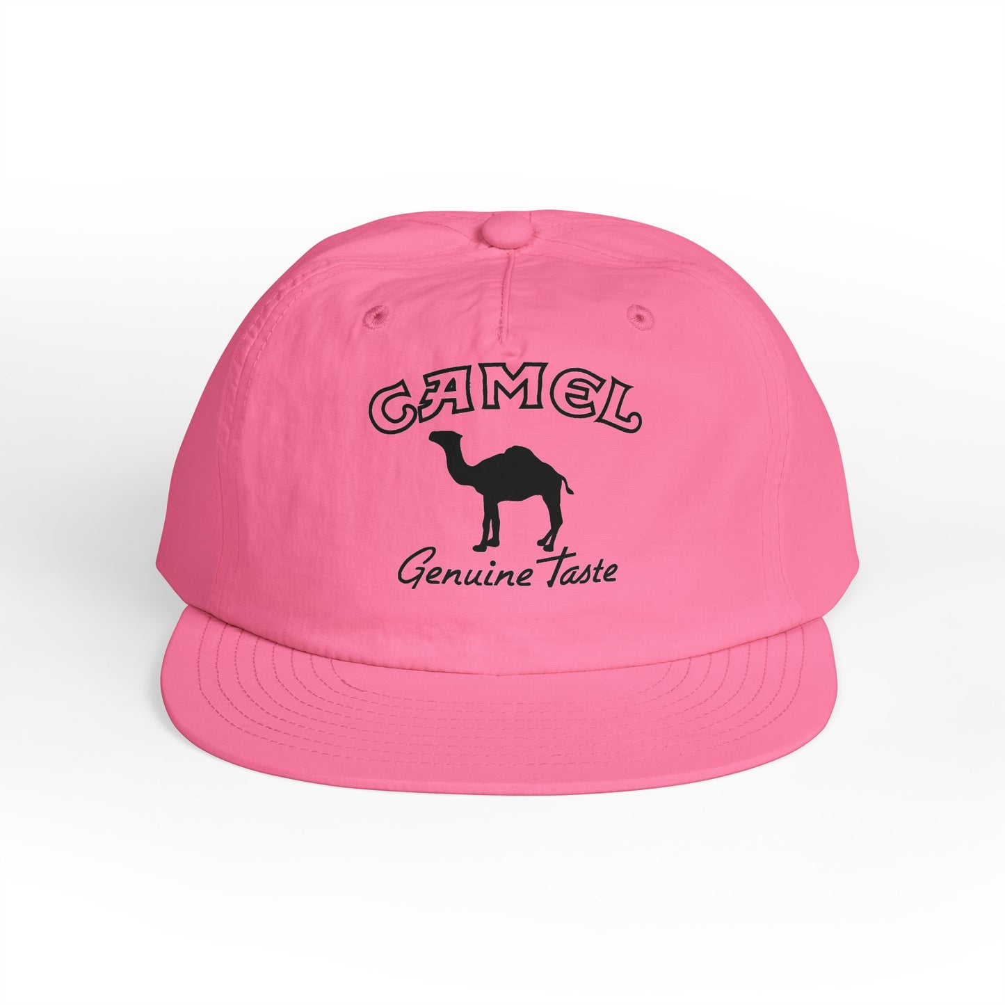 Camel Surf Hat – Retro Trucker Cap with Genuine Taste Graphic