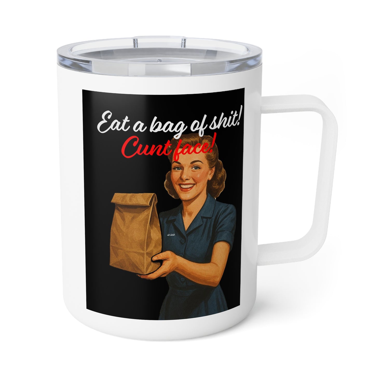 Eat a Bag – Insulated Chic Mug with Lid