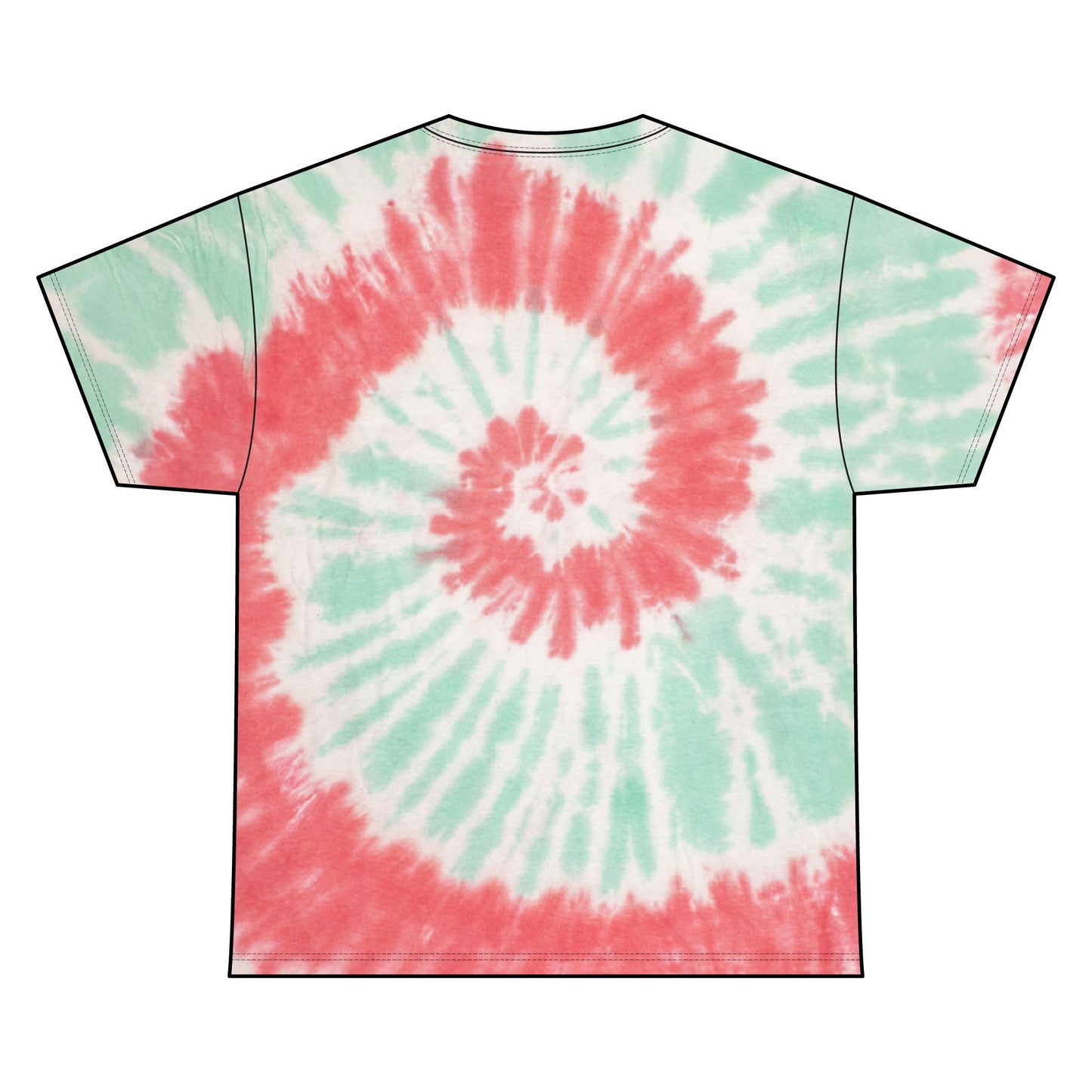 Spiral Tie-Dye Tee – D.A.R.E. Parody Shirt for Festival Wear