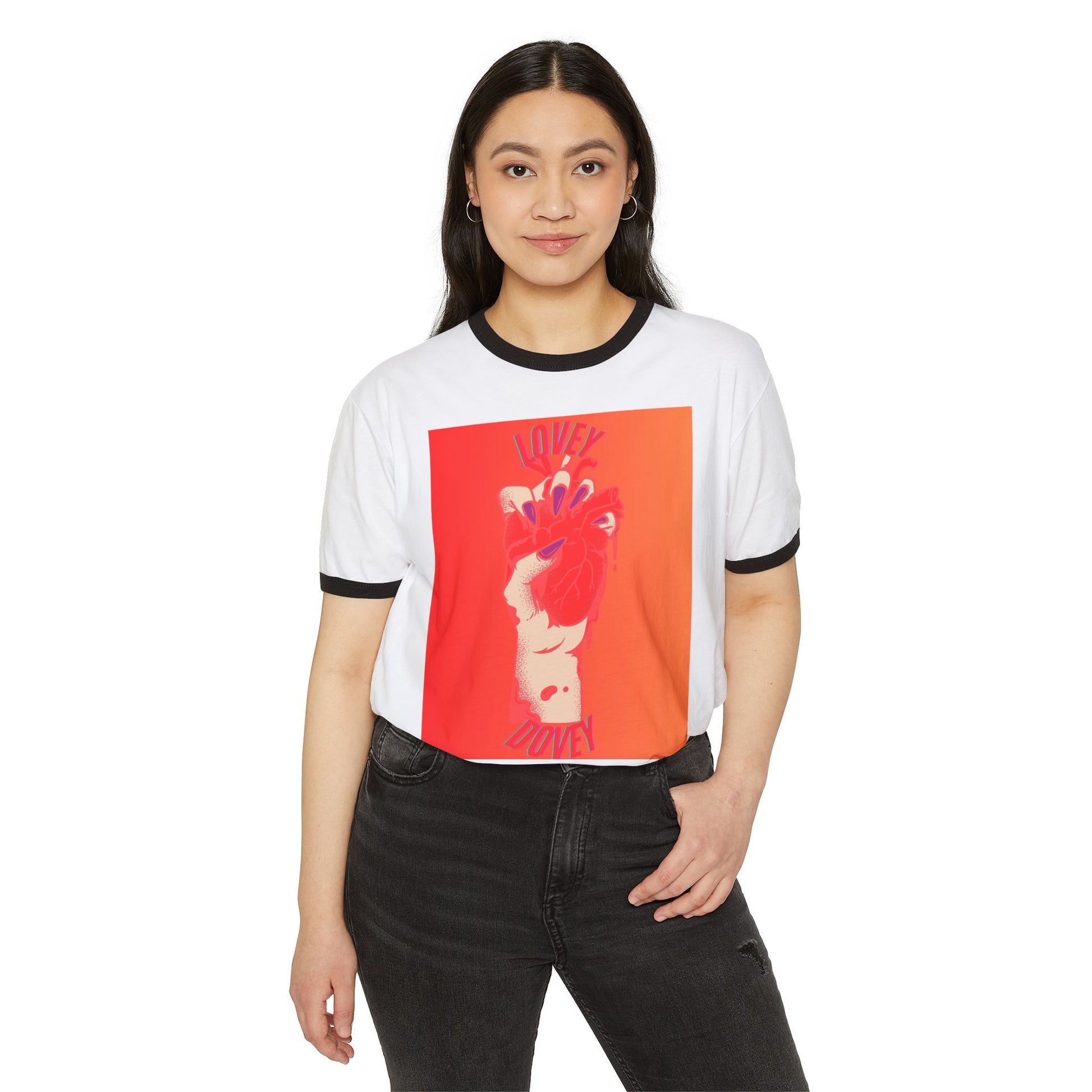 Who Hurt You? Lovey Dovey Grip Tee – Bold Heartbreak Statement Shirt