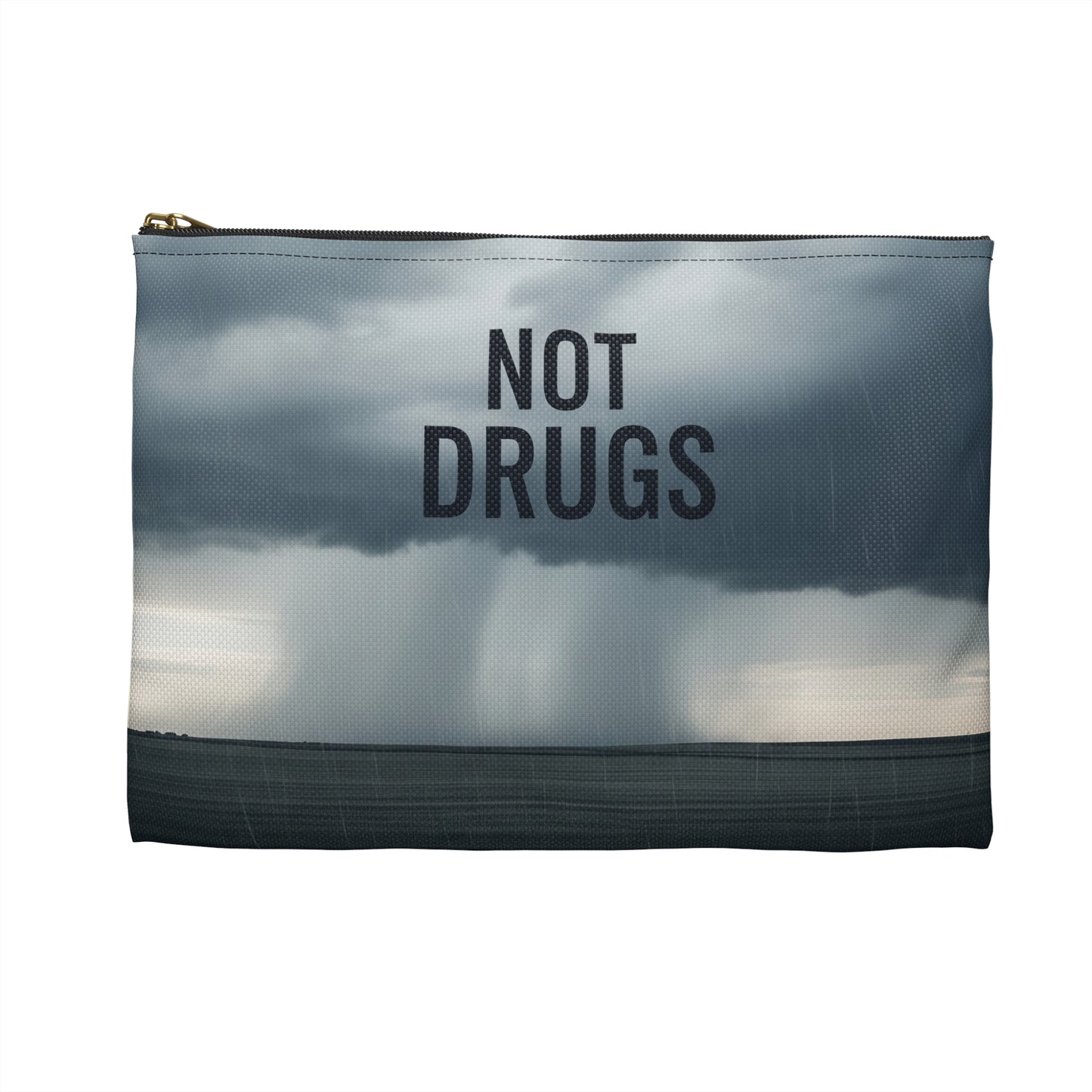 "Definitely Not Drugs" Accessory Pouch - Makeup Bag & Travel Organizer
