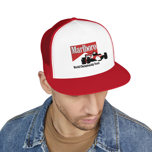 Flavor Country Trucker Hat – Retro Americana Mesh Cap