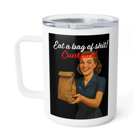 Eat a Bag – Insulated Chic Mug with Lid