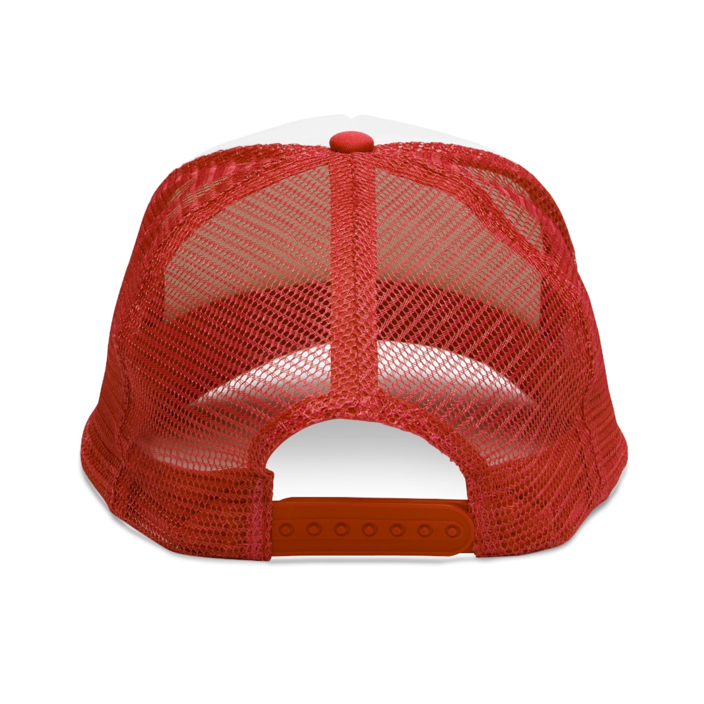 Vintage Gas Station Trucker Hat - Retro Red Mesh Snapback