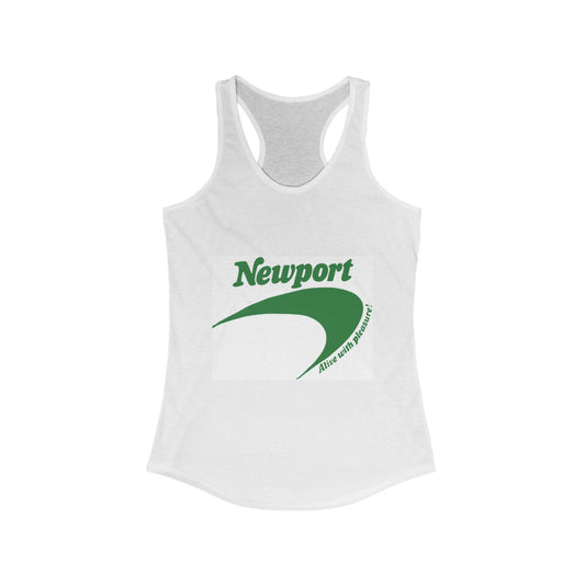 Vintage Newport 80s “Alive with Pleasure” Graphic Tank for Women