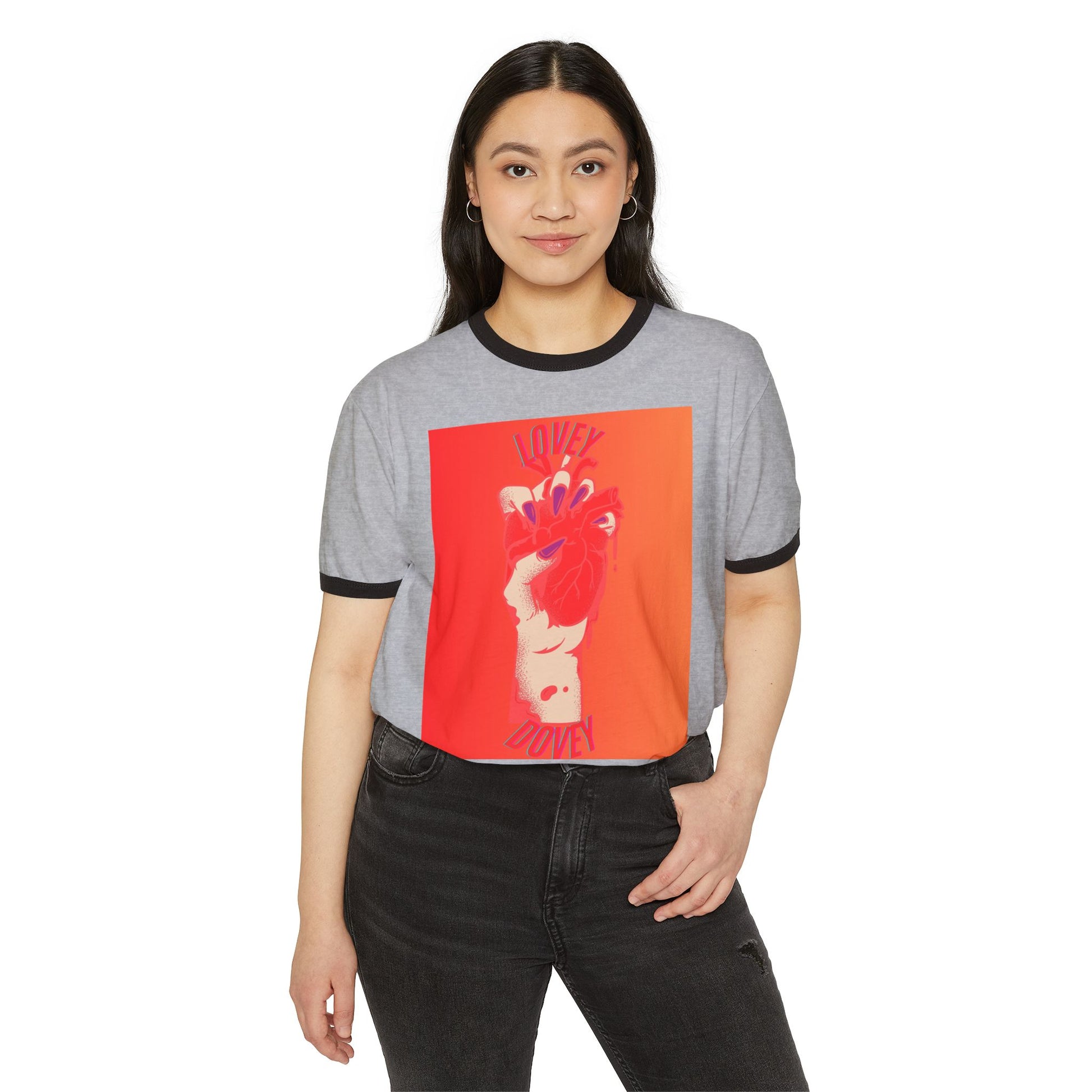 Who Hurt You? Lovey Dovey Grip Tee – Bold Heartbreak Statement Shirt