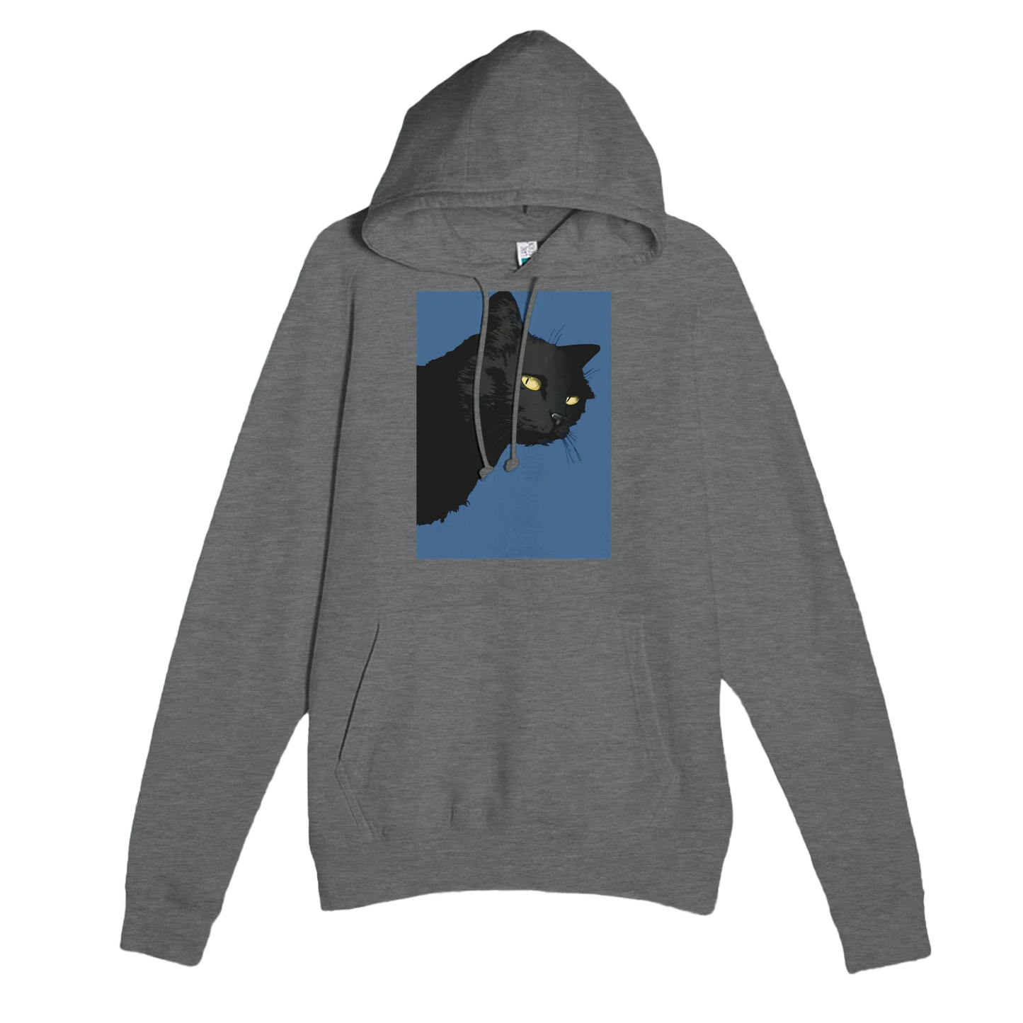 The Midnight familiar retro black cat hoodie