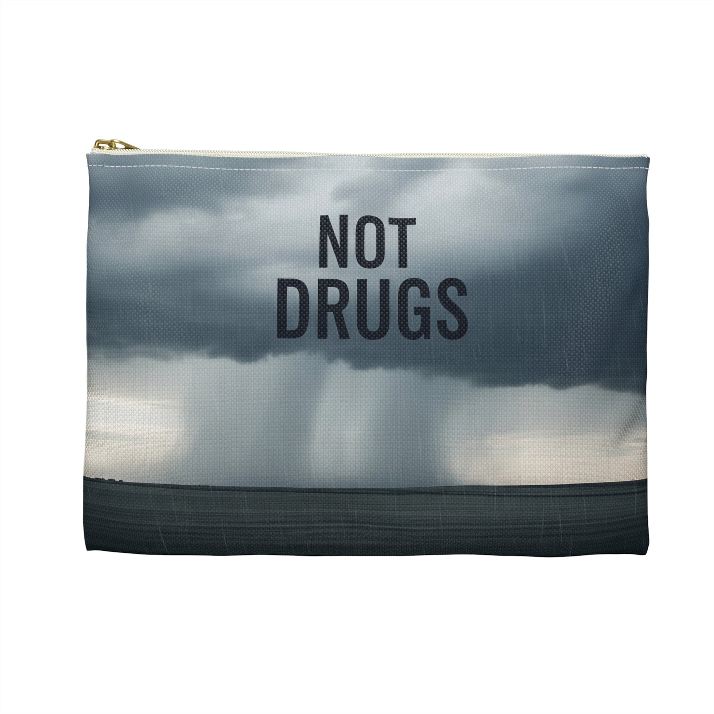 "Definitely Not Drugs" Accessory Pouch - Makeup Bag & Travel Organizer