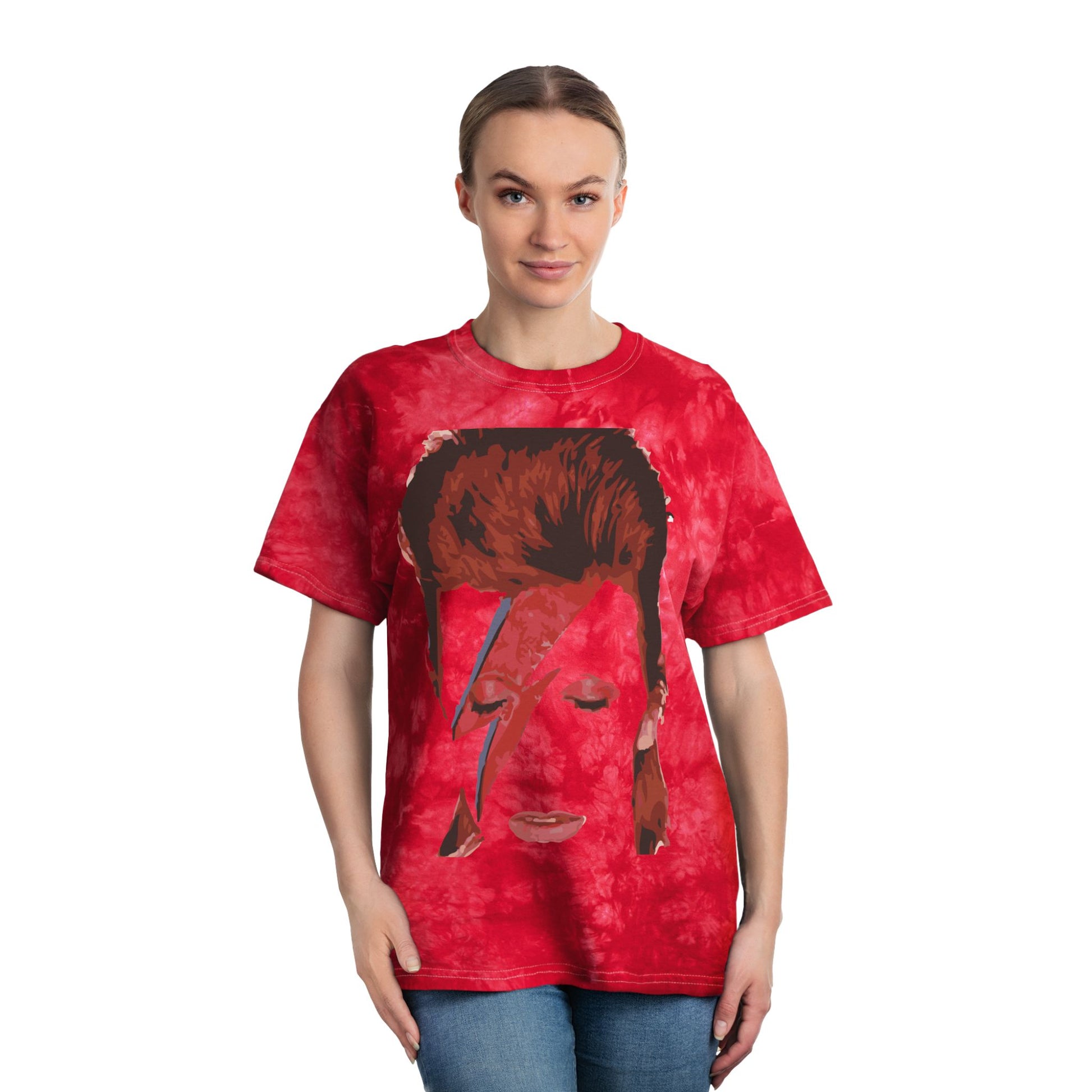 Crystal Tie-Dye Tee, Retro Style, Unisex Fashion, Music Lover Gift, Festival Outfits, Summer Casual Wear