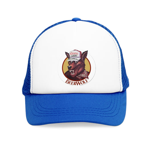 Party Animal Retro Trucker Hat – Screen Printed Wolf Design