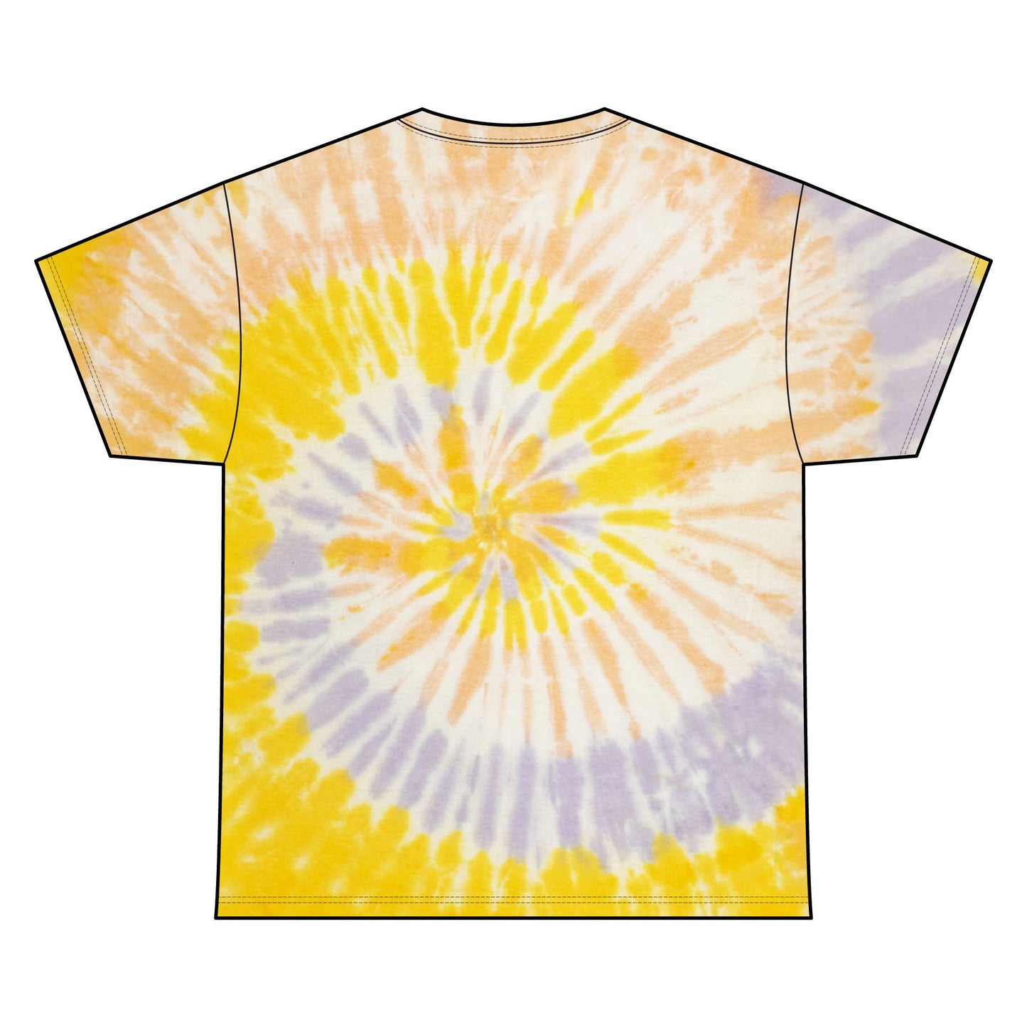 Spiral Tie-Dye Tee – D.A.R.E. Parody Shirt for Festival Wear