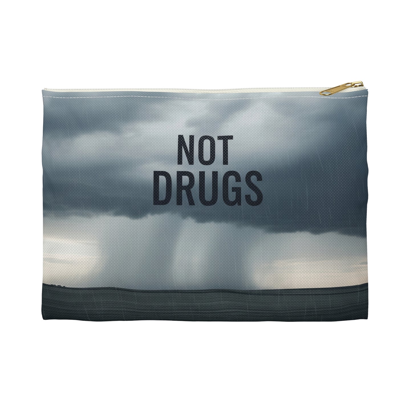 "Definitely Not Drugs" Accessory Pouch - Makeup Bag & Travel Organizer